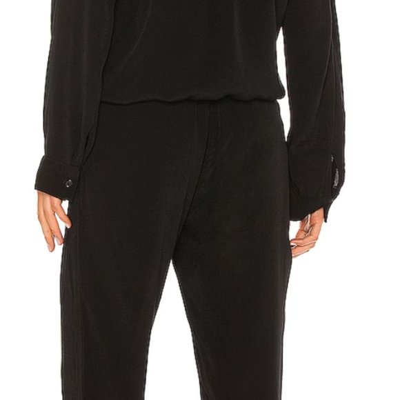 Brand: Monrow crepe long sleeve jumpsuit - Picture 2 of 9